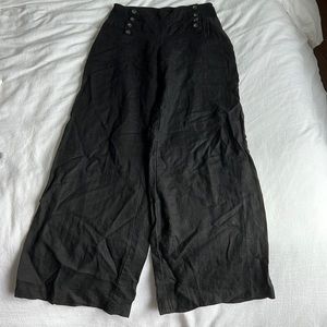 Hard Tail Wide Leg Linen Pants